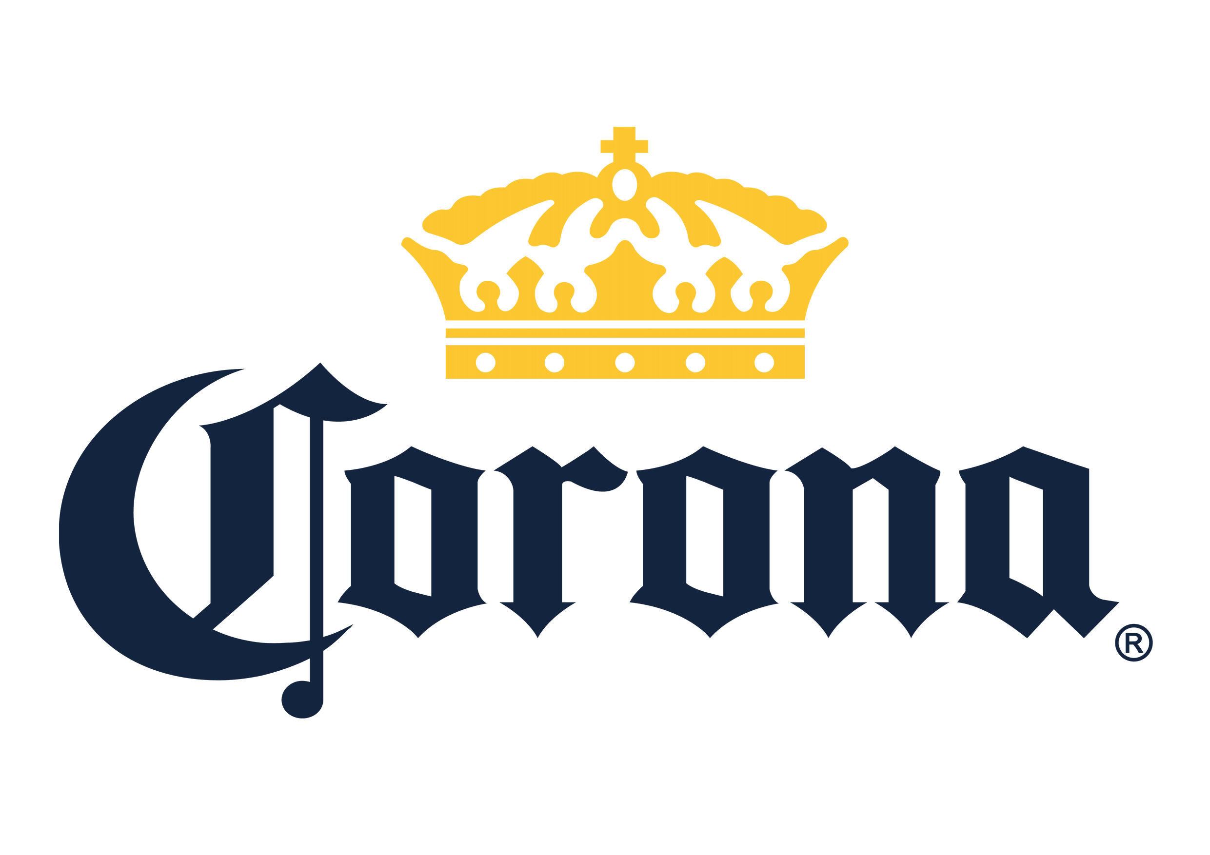 Logo de Corona para distribución de cerveza en Atizapán